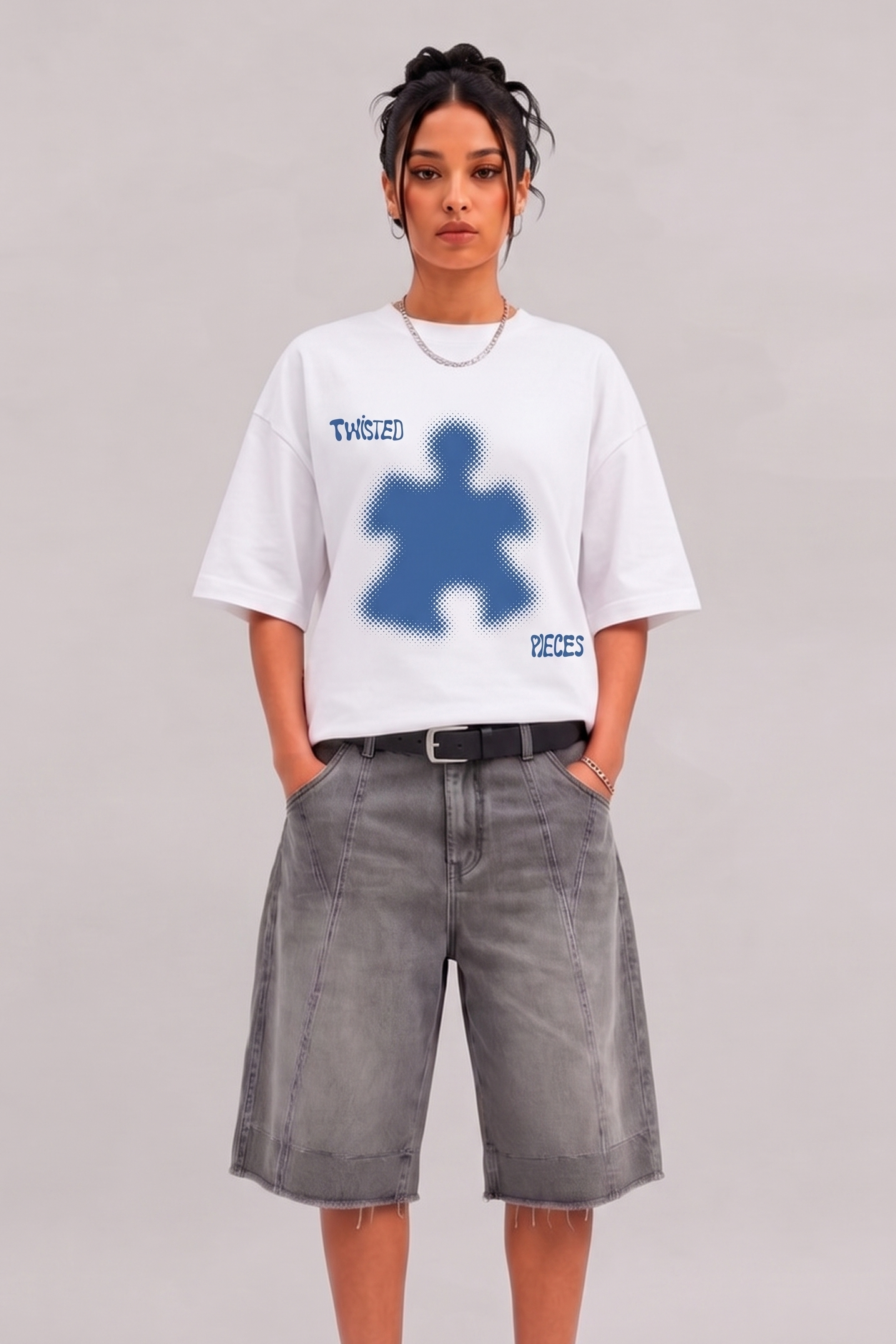 Missing Piece T-shirt – Hvid